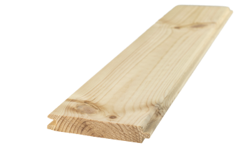 Faseschalung Kiefer gehobelt, naturbelassen, glatt