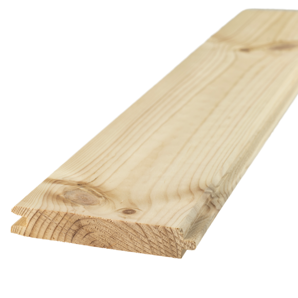 Faseschalung Kiefer gehobelt, naturbelassen, glatt