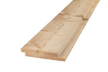 Sibirische Lärche Stufenfalz Holzverkleidung Fassadenschalung in flexibel wählbaren Profilbreiten