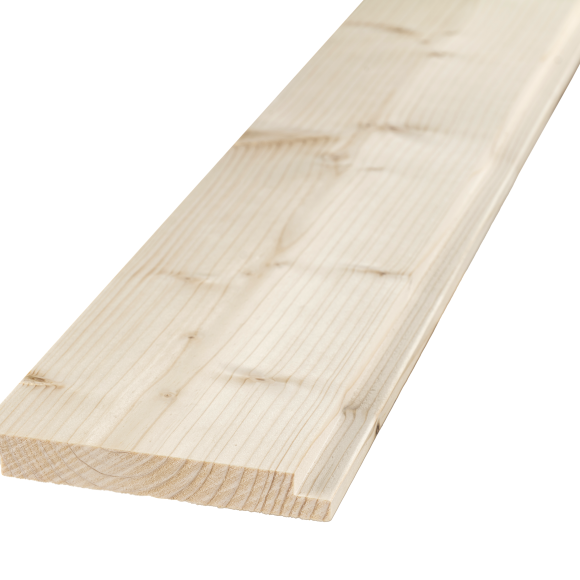 Wechselfalz-Schalung Fichte für geschlossene, vertikale Holzfassaden