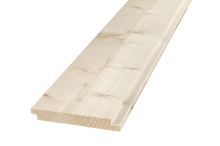 Wechselfalz-Schalung Fichte für geschlossene, vertikale Holzfassaden