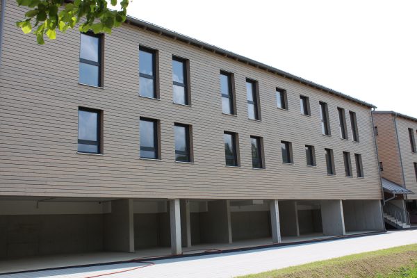 Fichtenholzfassade beschichtet Danske Greywood Forest 01